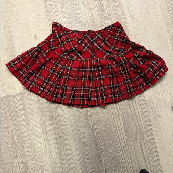 TRIPP NYC Red Plaid Mini Skirt - Picture 2 of 5